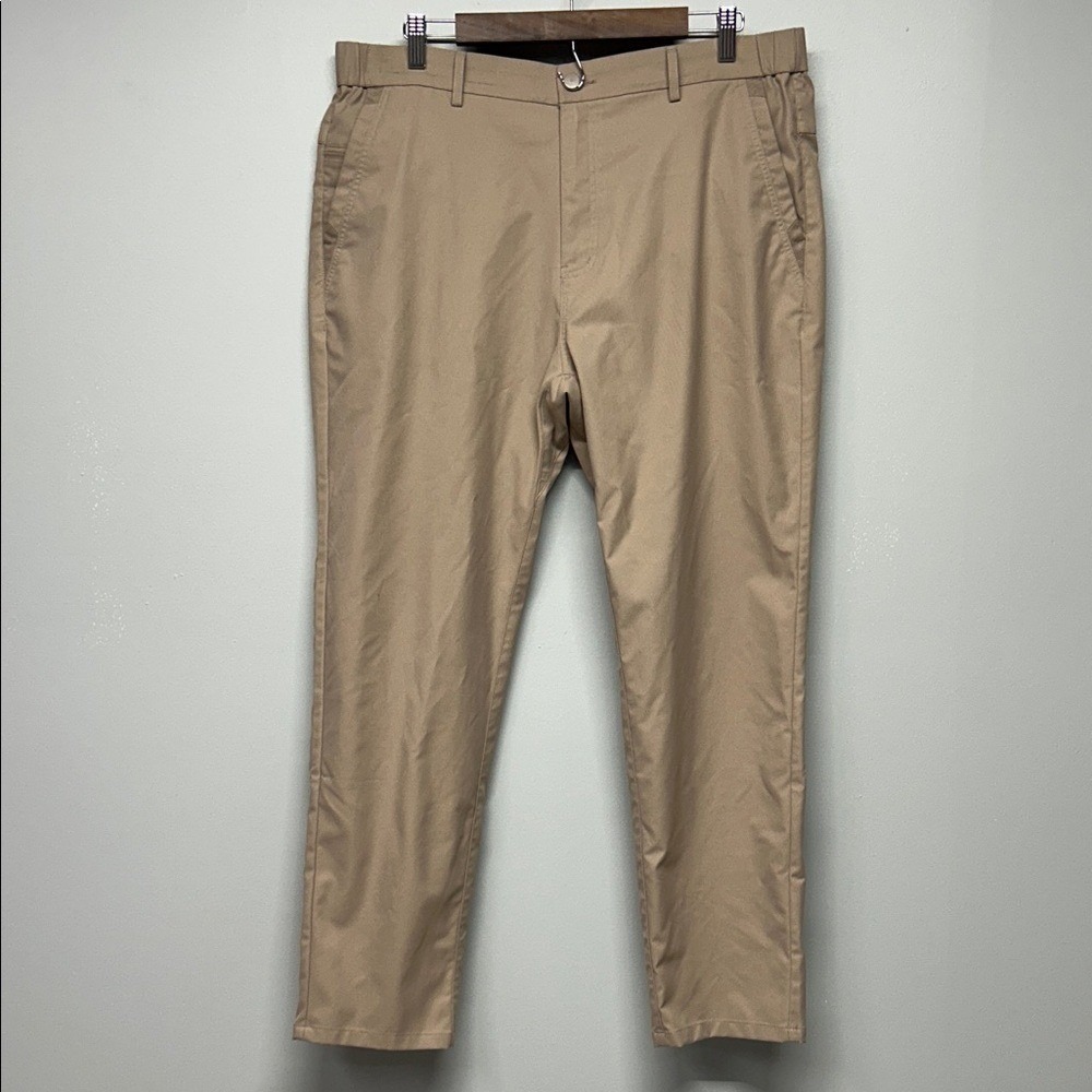 Jack Archer Jetsetter Performance Golf Pants Oak Khaki Travel 35x30